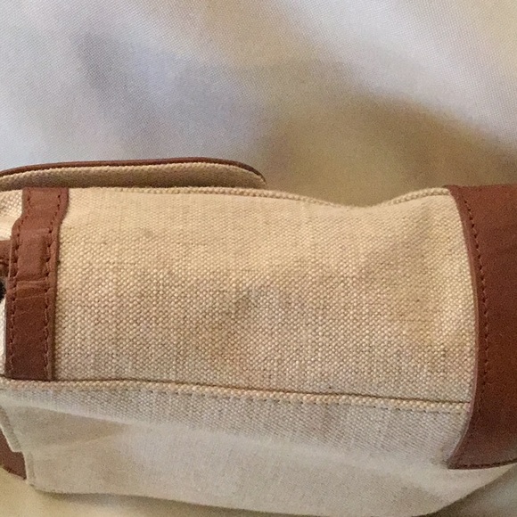 Etienne Aigner Brown and Cream Crossbody Bag - Picture 7 of 8